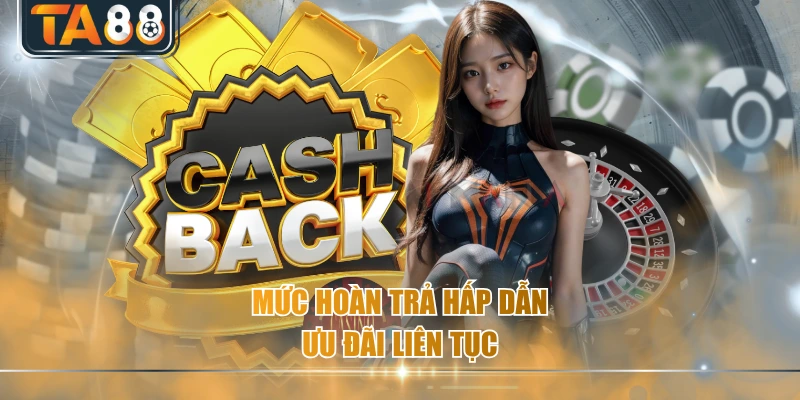 Mức hoàn trả hấp dẫn, ưu đãi liên tục